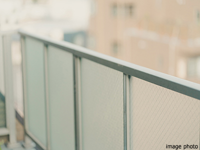 バルコニー手摺の高さ設定｜ザ・パークハウス高輪松ヶ丘