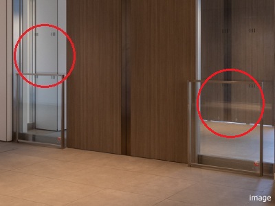 衝突防止シール｜ザ・パークハウス高輪松ヶ丘