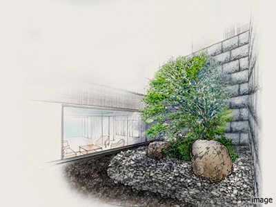 坪庭イメージ｜ザ・パークハウス高輪松ヶ丘