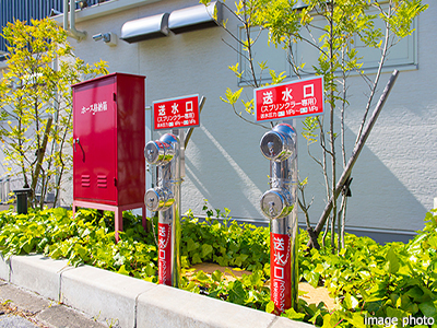 連結散水｜ザ・パークハウス高輪松ヶ丘